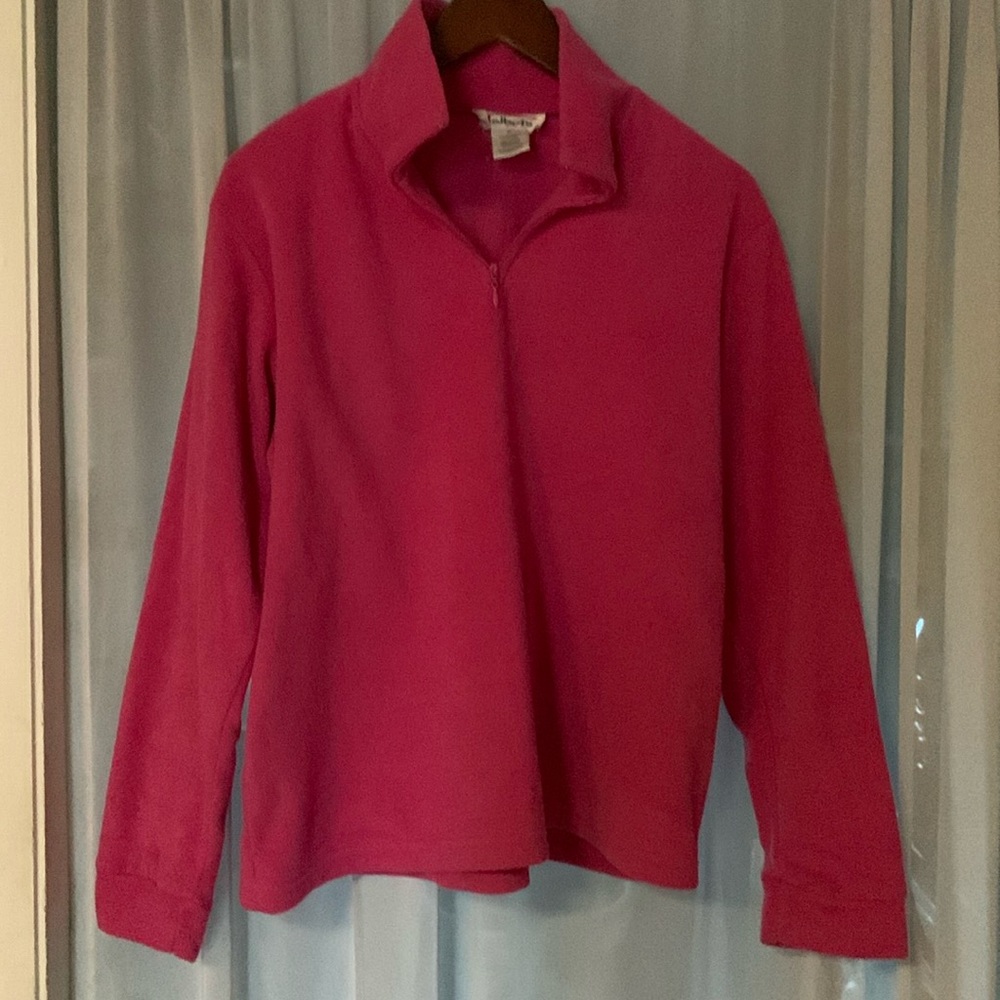 Talbots 1/4 zip fleece pullover